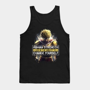 Super Hero Motivation Quotes - Anime Shirt Tank Top